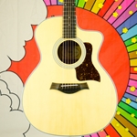 2022 Taylor 214CE-K Koa Back & Sides Acoustic Electric Guitar, Natural
