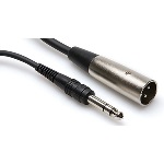 Hosa XLR3F to 1/4" TRS 3" Interconnect Cable STX103F