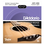 D'addario Mini Bass Strings EXP .037-.090 Acoustic Coated EXPPBB190GS