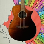 Ibanez AEWC32FM Acoustic Electric in Amber Sunburst - FREE DELUXE GIG BAG AEWC32FMASF
