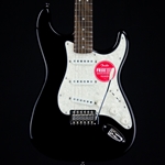 Squier Classic Vibe '70s Stratocaster Electric Guitar, Black, Pearl Guard, Alnico Pickups 0374020506