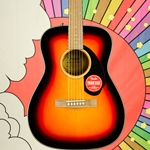 Fender CC-60S Concert Acoustic Walnut Fingerboard - Sunburst 0970150032