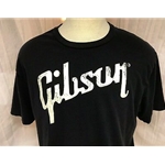 Distressed Gibson Logo T (Black),  GA-BLKT