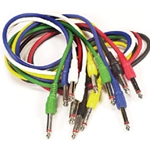 Peavey Pack of  Six - 3' Patch Cables - Colored 5457