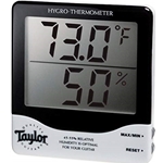 Taylor Hygro-Thermometer, Big Digit 80358