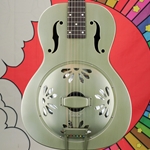 Gretsch G9201 Honey Dipper Round-Neck, Brass Body Biscuit Cone Resonator Guitar, Shed Roof Finish 2717013000