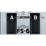 Boss BOSS’s FS-6 combines latch- and momentary-type switching into one unit. FS6