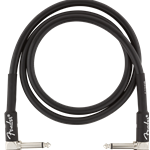 Fender Professional Series Instrument Cables, Angle/Angle, 3', Black 0990820058