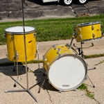 Vintage Trixon Luxux Drum Kit Project, Gold Sparkel UTRIX