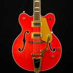 Gretsch G5422TG Electromatic Classic Hollow Body Double-Cut with Bigsby and Gold Hardware, Laurel Fingerboard, Orange Stain 2506217512