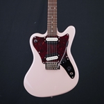 Squier Paranomal Super-Sonic Electric Guitar, Shell Pink, Laurel Fingerboard 0377015556