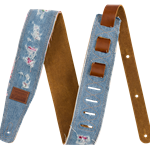 Fender FENDER® X WRANGLER® RIPPED DENIM STRAP, INDIGO 0990638011