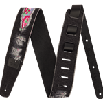 Fender FENDER® X WRANGLER® RIPPED DENIM STRAP, Black 0990638012