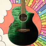 Ibanez AEWC32FMGFD Acoustic-Electric Guitar - Green Sunset Fade AEWC32FMGSF