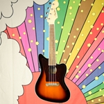 Fender FENDER FULLERTON JAZZMASTER® UKE Walnut Fingerboard, Tortoiseshell Pickguard, 3-Color Sunburst 0970533500