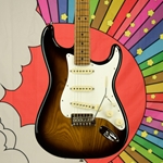 Fender American Professional II Stratocaster, Roasted Maple Fingerboard, Anniversary 2-Color Sunburst, Hardcase 0113902703
