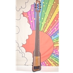 Ibanez UB805 5-String Upright Bass Guitar - Mahogany Oil Burst UB805MOB