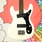 Used Eastwood Hi-Flyer Bass Guitar, White ISS25478