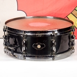 Used Tama 14 x 5 x 5.5" Superstar Snare Drum, Black, black nickel hardware ISS25646