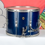 Used Vintage WFL 15 x 12" Marching Snare - Blue Sparkle ISS25668