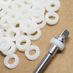 Dixon White Nylon Tension Rod Washer 10pk PAWST1HP