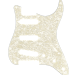 Fender Pickguard, Stratocaster® S/S/S, 11-Hole Mount, Aged White Pearl, 4-Ply 0992140001