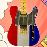 Fender Limited Edition Buck Owens Telecaster®, Maple Fingerboard, Red, Silver and Blue Sparkle 0140452371