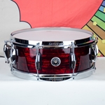 Used Gretsch Brooklyn 5 1/2" x 14" Snare Drum - Ruby Red Pearl (GB5514) ISS26160