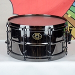 Used Ludwig 13" x 7" Black Magic Snare Drum ISS26523