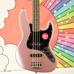 Fender Squier Affinity Series™ Jazz Bass®, Laurel Fingerboard, Black Pickguard, Burgundy Mist 885978722921