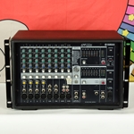 Used Yamaha EMX512SC 500w Powered Mixer, 8 XLR Inputs, Dual Power Amps ISS26711