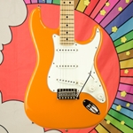 Used 2021 Fender Player Series Stratocaster Electric Guitar, Capri Orange ISS27147