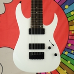 Used Ibanez RG8 8-String Electric Guitar, White ISS27169