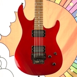 Used Peavey Predator Plus Electric Guitar, Locking Tremolo, Metallic Red ISS27272