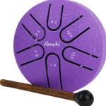 Amahi 3" Steel Tongue Drum w/bag & mallet KLG3