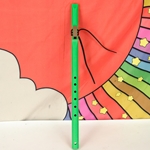 BaFlute Native American Style Flute, 3d Printed, Key of A, Green ABAFLUTE-GR