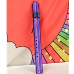 BaFlute Native American Style Drone Flute, Double Chamber,  3d Printed, Key of A, Purple ADBAFLUTE-PUR