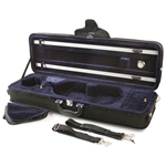 Knilling Embassy Violin Case, Oblong Shape with Storm Flaps, Fits 4/4 Size Violins 518FS