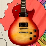 2022 Gibson Les Paul Studio Plus, Flame Maple Top, Tangerine Burst, Gator Hard Case ISS27627