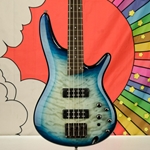 Ibanez SR Standard SR400EQM Bass Guitar - Stained Cosmic Blue Starburst SR400EQMSCB