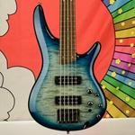 Ibanez SR Standard SR405EQM 5 String Bass Guitar - Stained Cosmic Blue Starburst SR405EQMSCB