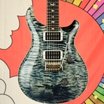 Prs 2024 PRS Custom 24, Faded Whale Blue, Tremolo, Hard Case, Paul Reed Smith ISS27982