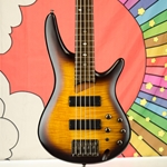 Used Ibanez SR505FM Limited Flame Top Bass Guitar ISS27932