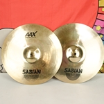 Used Sabian AAX 14" Stage Hi-Hat Cymbals ISS28104