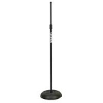 Peavey Adjustable Round Base Microphone Stand available in Chrome or Black Finish 6521