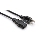 Hosa Replacement AC cord for amps - 8' 18AWG 23-425