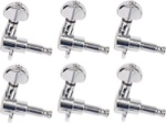 Grover 6 in-line tuning machines set chrome 205C6