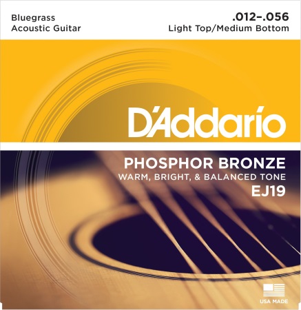 D'addario D'Addario EJ19 Bluegrass Set .012-.056