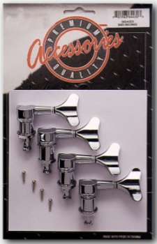 Stagg Set of 4 Bass tuning machines chrome KG443CR