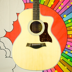 2022 Taylor 214CE-K Koa Back & Sides Acoustic Electric Guitar, Natural